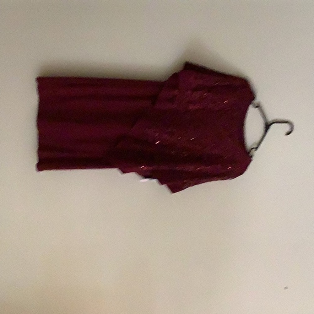 R&M Richards Cocktail Dress in Merlot. Worn one time